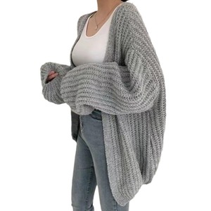Cardigan <span class=keywords><strong>Long</strong></span> Manches Ouvert Décontracté <span class=keywords><strong>Tricot</strong></span>é Lâche pour Femme <span class=keywords><strong>Manteau</strong></span> Hauts Streetwear Automne - Product Image 5