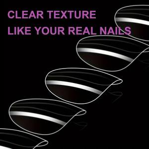 550 Uds puntas <span class=keywords><strong>de</strong></span> uñas <span class=keywords><strong>de</strong></span> <span class=keywords><strong>Gel</strong></span> suave <span class=keywords><strong>de</strong></span> longitud media transparente uñas postizas <span class=keywords><strong>de</strong></span> Ballet ovaladas <span class=keywords><strong>de</strong></span> almendra transparente - Product Image 3