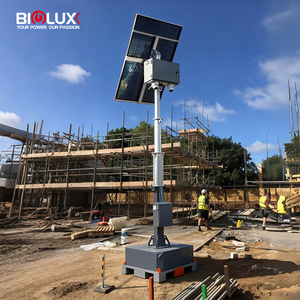 Tour de surveillance <span class=keywords><strong>solaire</strong></span> mobile compacte avec <span class=keywords><strong>chargeur</strong></span> CA et alimentation de secours pour chantier de construction - Product Image 1