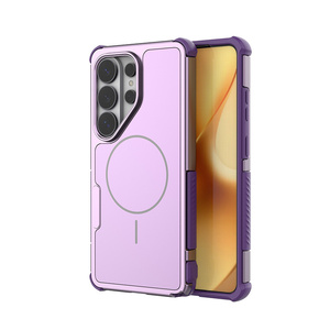 เคสโทรศัพท์แบบกันกระแทก Armor Matte Corner Magnetic สำหรับ Samsung S26 ultra S25 S24 Series  แบบฝ้า 2 in 1  แข็งแรงทนทาน - Product Image 4