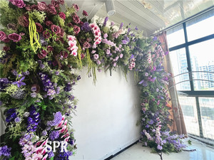 Buket Pengantin SPR Mawar Buatan, Panel Dinding Bunga Simulasi untuk Latar Belakang Pesta Pernikahan, Dekorasi Bunga Pesta - Product Image 3