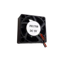 1708 1.7CM DC 3.3V 5V 17x17x8mm Kipas Aksial Motor Tanpa Sikat Mini untuk Konsol Game Genggam