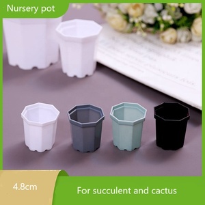 Dia.4.8 * 5cm vaso di fiori colorato min vaso di plastica per vivaio piccolo succulento e vaso di <span class=keywords><strong>Cactus</strong></span> - Product Image 2