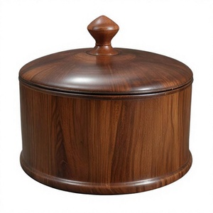 Wooden Handcrafted Eco-Friendly Roti <b>Storage</b> Keeper <b>Box</b> Indian Chapati Bread Container Flip Top Lid <b>Stackable</b> Durable for - Product Image 6
