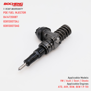 หัวฉีดน้ำมันดีเซลประสิทธิภาพสูง 0414720087 038130073AJ 038130073AG หัวฉีดปั๊ม EUI สำหรับเครื่องยนต์ VW Audi Seat Skoda 1.9 TDI - Product Image 1