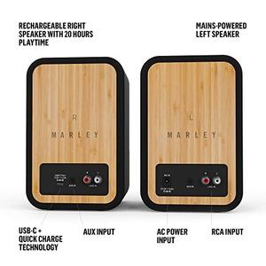House of Marley Get Together Duo, Potenti Altoparlanti da Scaffale <span class=keywords><strong>con</strong></span> Connettività <span class=keywords><strong>Bluetooth</strong></span> Wireless e Materiali Sostenibili - Product Image 5