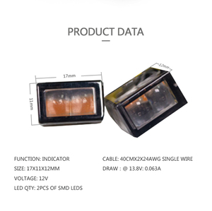 <span class=keywords><strong>Mini</strong></span> Bật Tín Hiệu <span class=keywords><strong>LED</strong></span> Light Xe Máy Chỉ Số Với CNC Nhôm Nhà Ở - Product Image 3