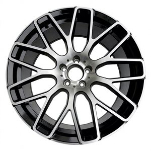Rueda de Aleación de Aluminio de Alto Rendimiento para Automóvil TLJ1152, Diseño Multirradio, Color Negro Hiperbrillante, 20 Pulgadas - Product Image 1