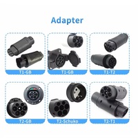 Adaptateur de chargeur de véhicule électrique T1-T2 3,5 kW Type 1 vers Type 2