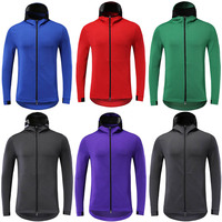 Nouveau manteau de sport solide, sweat-shirt personnalisé, respirant, coupe-vent, veste d'entraînement de basketball, veste de course à pied, sweat-shirt à fermeture éclair pour homme