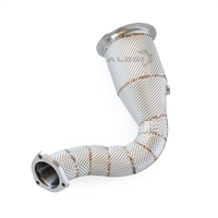 Tubo de Escape Deportivo de Alto Rendimiento para Porsche Cayenne E3 3.0T 2017-2024, SS304 1.5mm, Tubo de Escape de Alto Rendimiento para Mejora de Potencia