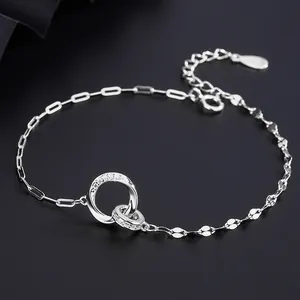 Dazgirl adjustable sterling silver bracelets for women