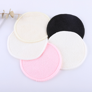 Discos Faciales Reutilizables <span class=keywords><strong>de</strong></span> Algodón Terry, Redondos, con Borla para Polvos, Paño Desmaquillante para Belleza y Cuidado Personal - Product Image 5