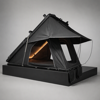 Tente de toit rigide pliable en aluminium, tente de camping pop-up imperméable pour SUV 4x4, tente de toit pour voiture, extérieur