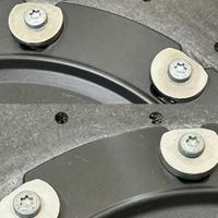 Kit de freinage racing pour étriers Akebono 10N 10 pistons, disques de frein céramique légers en fibre de carbone 355-440 mm, plaquettes de frein céramique