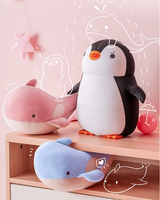 Amazon Pabrik Penjualan Laris Mainan Boneka Kustom Bentuk U Multifungsi Bentuk U Bantal Leher Hewan Mewah Bantal Sapi
