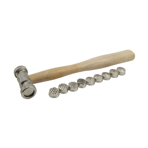Eagle 9-Head Replaceable Stainless <b>Steel</b> Texturing Hammer <b>Workbench</b> for Jewelry Machinery and Ring Making - Product Image 1