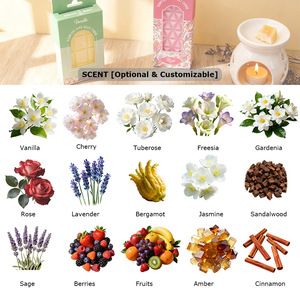Cubes de cire parfumés aux huiles essentielles pour l'automne et Noël : Cannelle, Vanille, Pin, Menthe Poivrée - Product Image 4