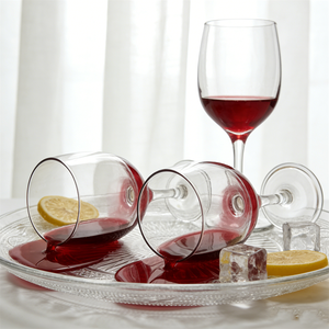 Miniatures de verres à vin en plastique transparent de haute technologie, écologiques, pour bars, expositions, accessoires de cinéma et fêtes - Product Image 2