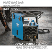 Nouvelle soudeuse MIG portable à onduleur ROLWAL MIG-140E, fil de 0,8 mm, 220 V