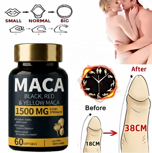 Potenciador Masculino de Maca y Pimienta Negra de Alta Dosis - Un Nuevo Suplemento Energético Mejorado que Ayuda a Engrosar, Alargar y Agrandar - Product Image 1