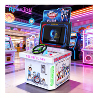 Frog Racing - Machine de jeu d'arcade de course pour enfants, simulateur vidéo de course d'animaux de dessin animé à monnayeur, équipement de divertissement