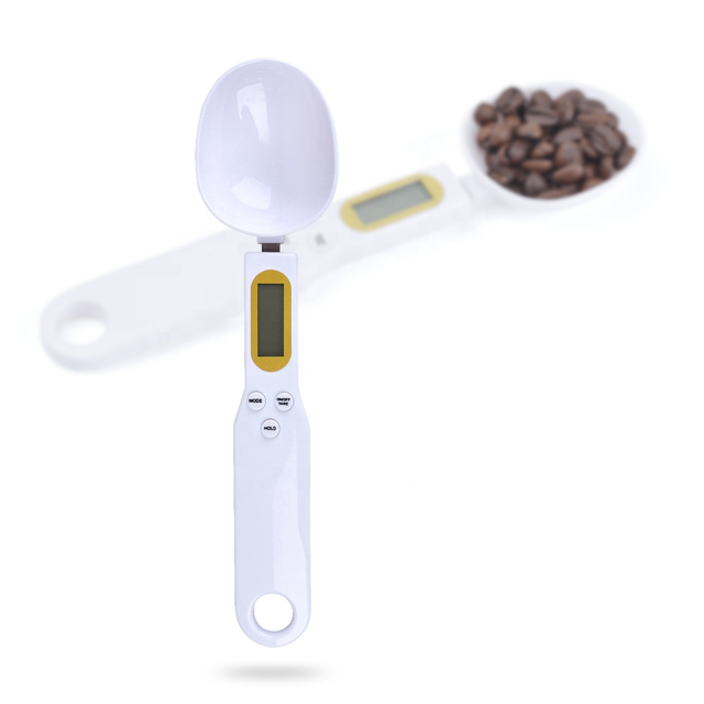 Weight Measuring Coffee Food Scale Plastic Electronic Kitchen Scale Spoon Portable ICD Display Digital Kitchen Scale