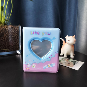 Mini álbum <span class=keywords><strong>de</strong></span> <span class=keywords><strong>fotos</strong></span> <span class=keywords><strong>de</strong></span> PVC en forma <span class=keywords><strong>de</strong></span> corazón <span class=keywords><strong>de</strong></span> 3 pulgadas (al por mayor) - Libro <span class=keywords><strong>de</strong></span> almacenamiento duradero e impermeable para tarjetas fotográficas <span class=keywords><strong>de</strong></span> ídolos <span class=keywords><strong>de</strong></span> K-pop y tarjetas coleccionables - Product Image 2