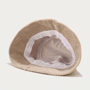 Wholesale New Trendy Autumn Fall Winter Korean New Outdoor Sunshade Retro Trendy Basin <b>Hat</b> Shopping Casual Corduroy Bucket <b>Hat</b> - Product Image 4