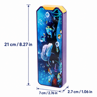Estuche Mágico para Lápices, Truco de Magia con Lápices que Desaparecen Visualmente, Ilusión, Juguete Mágico para Niños, Principiantes y Magos
