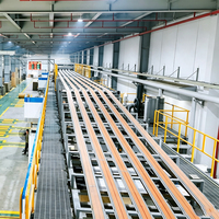 Línea de Producción de Cartón Corrugado de 3, 5 y 7 Capas, Unidad de Fabricación de Cartón Corrugado Totalmente Automática