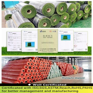 Dài cuộc sống hữu ích Thảm cỏ nhân tạo ngoài trời bóng đá cảnh quan cỏ tùy chỉnh giả cỏ nhân tạo tổng hợp <span class=keywords><strong>Turf</strong></span> cỏ - Product Image 6