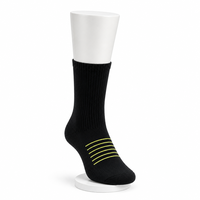 Chaussettes de randonnée personnalisées mi-mollet pour hommes et femmes, avec revers imprimé, tricot uni, bande de soutien de la voûte plantaire, coussinets pour les orteils et le talon, pour le trekking en extérieur