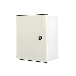 Boîtier électrique mural en fibre de verre 500*400*200mm avec serrure à clé, indice de protection IP65, résistant aux intempéries, avec charnières pour compteurs d'eau et de gaz - Product Image 1