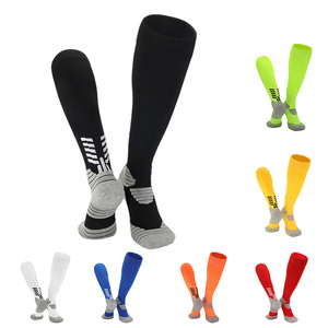 New Football Socks Anti Slip <b>Knee</b> <b>High</b> Sport Multi Color Soccer Socks Knitted Summer - Product Image 1