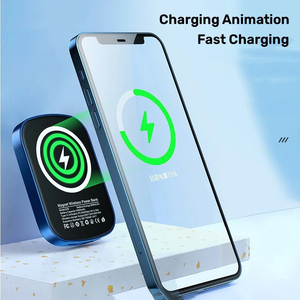 EONLINE Banque d'alimentation portable magnétique 10000mAh <span class=keywords><strong>pour</strong></span> téléphone portable, charge rapide, mini banque d'alimentation sans fil, charge rapide magnétique - Product Image 3