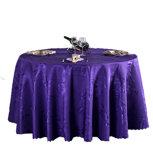 Hot Selling 120 Round Embroidered Satin Rosette Flower <strong>Table</strong> <strong>Cloth</strong> Luxury Large Wedding Tablecover Handmade Techniques - Product Image 4