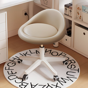 Silla de Peluquería Giratoria sin Brazos, Cómoda, para Salón de Belleza, con Soporte Lumbar, Silla Giratoria con Ruedas para Salón - Product Image 3