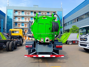 Camión de Succión de Aguas Residuales de Servicio Mediano de 8000 Litros, Camión Combinado para Limpieza de Alcantarillado y Succión de Lodos - Product Image 6