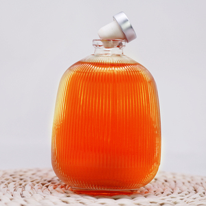 プロ仕様サービス 500ml 700ml 750ml カスタム形状ガラス製スピリッツボトル（フロスト加工、スクリーン印刷付き）空容器 - Product Image 6
