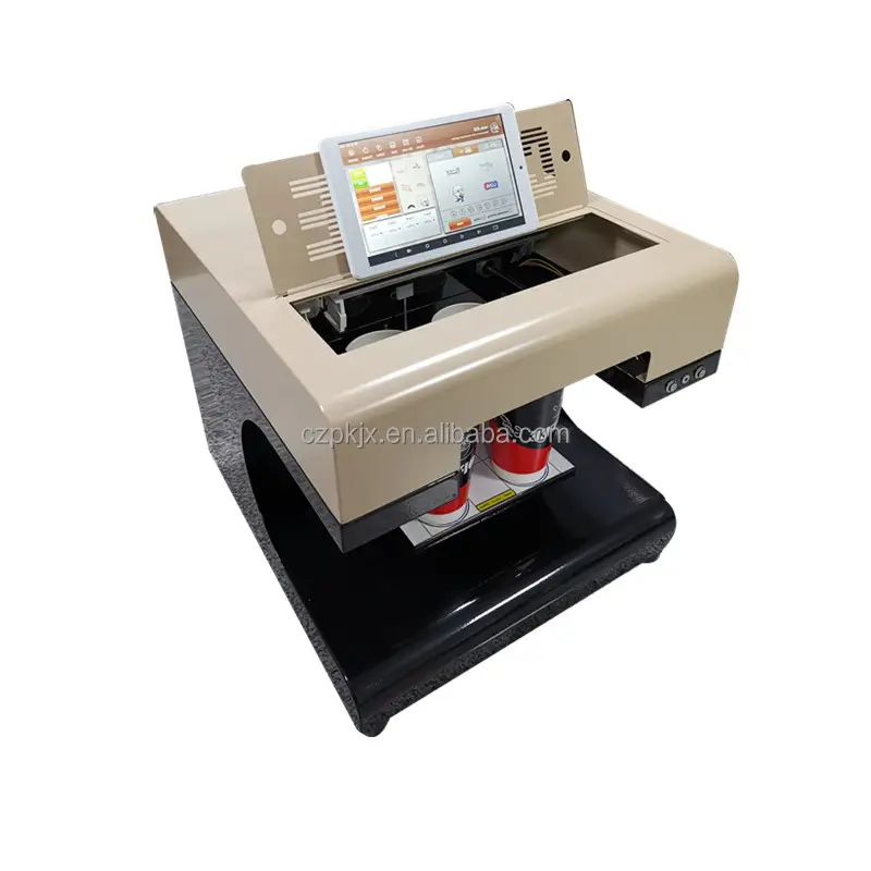 Mesin Cetak Makanan Digital Modis Baru Mesin Pencetak Kopi/Pencetak Kopi 3d Printer untuk Dijual