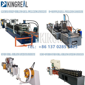 Machine de profilage de plafonds à cellules ouvertes Auto Grilliato, système complet pour grille principale et traverses, aluminium GI 0,3-0,5 mm, U10 U15, certifiée CE - Product Image 4
