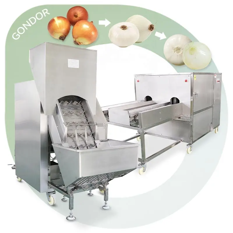 Sqy Cheap Red Guangdong Dry Grindert Peal Spring Green Machine Oignon Peel Équipement mécanique pour l'oignon