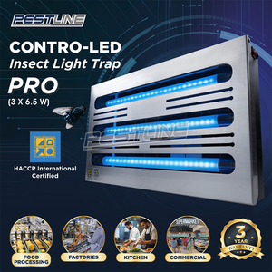 CONTRO-LED cao cấp côn trùng ánh sáng bẫy Pro (3x6.5W) giải pháp kiểm soát bay hiệu quả cao cho công nghiệp - Product Image 3
