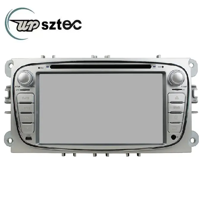Автомобильный dvd-плеер, 7 дюймов, Android 10,0, сенсорный экран для Ford Focus 2008-2010, серебристый сенсорный экран, GPS-навигация