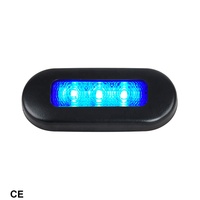 Lumière de courtoisie LED oblongue 3"x1-1/4" pour camping-car, caravane, bateau, lampe intérieure certifiée CE/RoHS/REACH