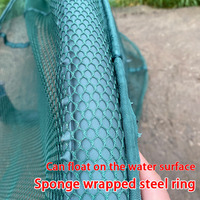 Sac de rangement portable en nylon durable pour filet de pêche, pochette légère en maille pour la plongée, cage de collecte de poissons, équipement de pêche au sol