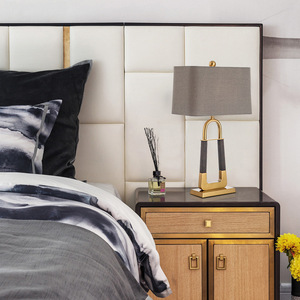 Trang trí nội thất cổ điển bán buôn LED bảng ánh sáng đèn chiếu sáng hiện đại sang trọng LED bảng đèn sắt điện 80 văn phòng nhà da + - Product Image 6