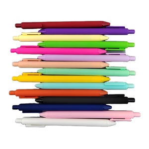 Wholesale Ready To Ship Morandi Color Custom Ball Pen Fashion Signature Ball Pens Gift Promotional Advertising Ball Pens