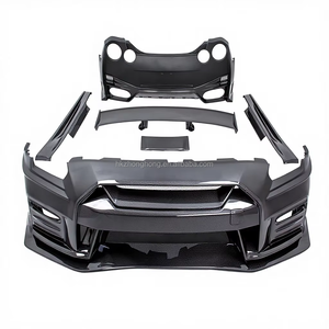 ชุดแต่งสไตล์ Nissan GTR R35 วัสดุคาร์บอนไฟเบอร์บางส่วน พร้อมกันชนหน้า/หลัง สเกิร์ตข้าง สปอยเลอร์หลัง สำหรับปี 2008-2016 - Product Image 1